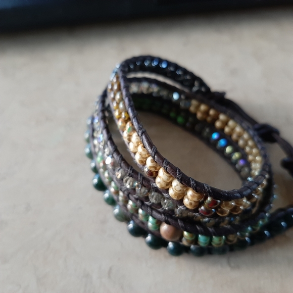 Leather wrap bracelet - Picture 4 of 5